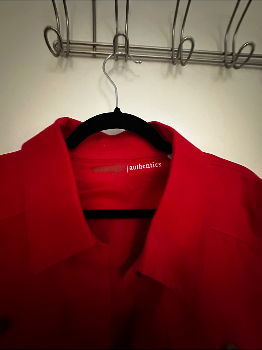 Red Button-Front Jacket - Picture 2 of 9